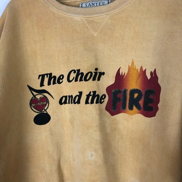 Santee Heavy Weight Crewneck X-Large Yeezy Vintage - Picture 2 of 4